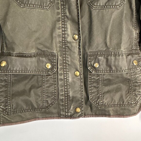 J. Crew Green Military Utility Grunge Jacket Women's Size Small D106 - Picture 9 of 16